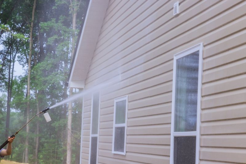 Cleaning the Installed Siding